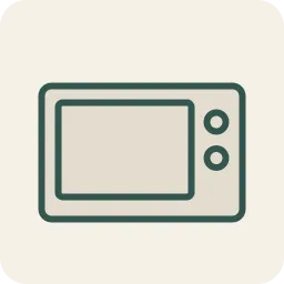 電子レンジの商品イメージイラスト