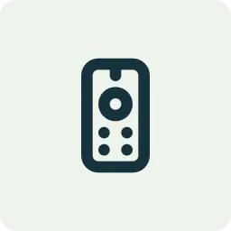 テレビ・音響用リモコンの商品イメージイラスト