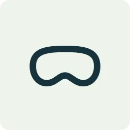 VRヘッドセットのイメージイラスト
